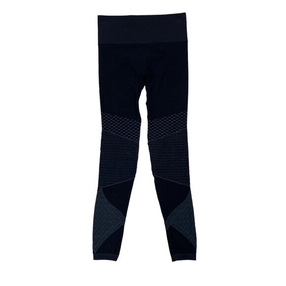 Spanx Blue Seamless Leggings Small Shapewear Slimming Yoga Workout Casual - Picture 1 of 5